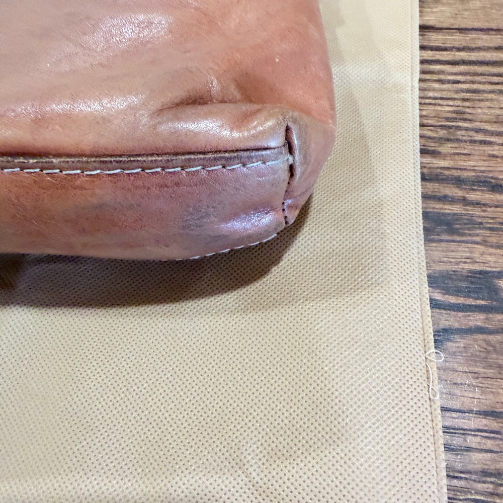 Patricia Nash Tan Leather Envelope Flap Crossbody - Picture 7 of 15